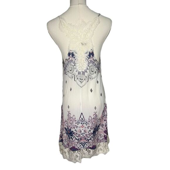 Free People Intimately Women’s Small Who’s Sorry Now Slip Dress Ivory Lace - Picture 7 of 10